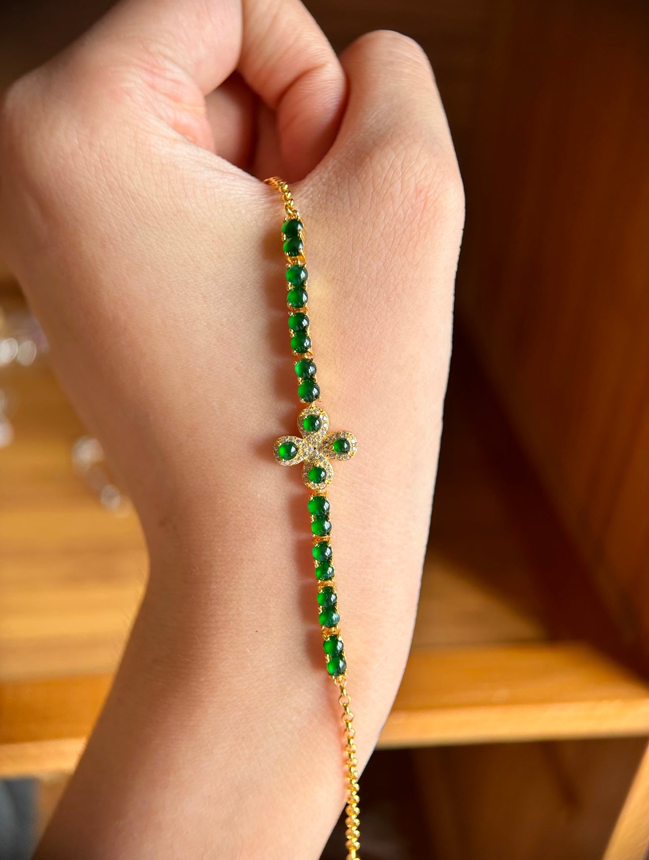 002 jadeite hand chain