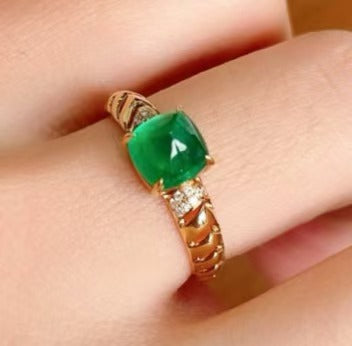 Exquisite S925 gemstone ring