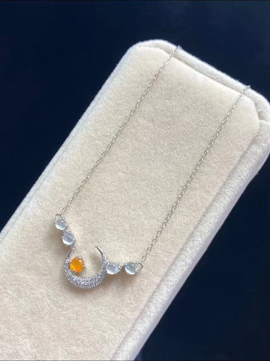005  jadeite  collarbone chain
