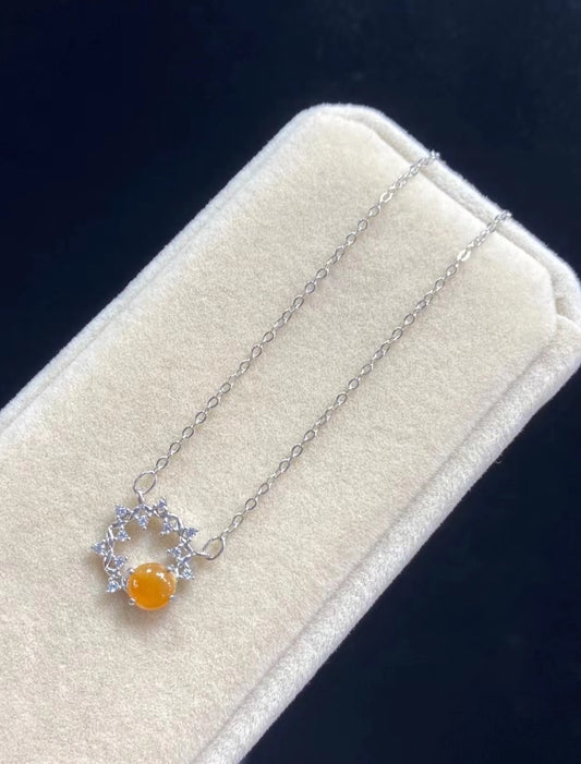 009  jadeite  collarbone chain