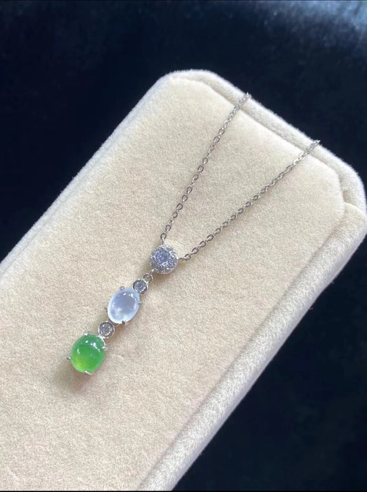 011  jadeite  collarbone chain