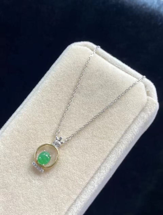 002  jadeite  collarbone chain