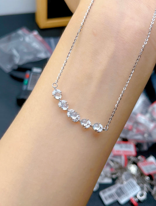 014  jadeite  collarbone chain