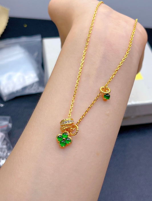 015  jadeite  collarbone chain