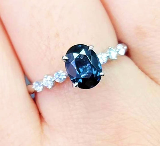 Exquisite S925 gemstone ring