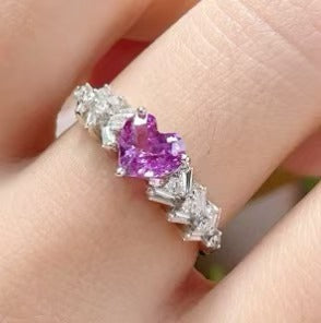 Exquisite S925 gemstone ring