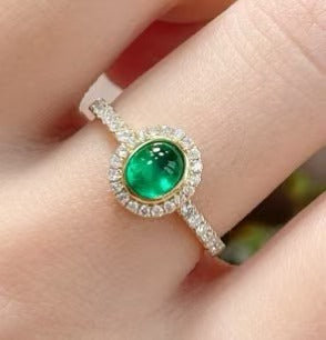 Exquisite S925 gemstone ring