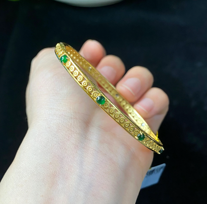 Exquisite S925 Silver Jade Bracelet